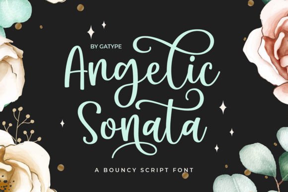 Angelic Sonata: A Handwritten Font for Crafters and Makers