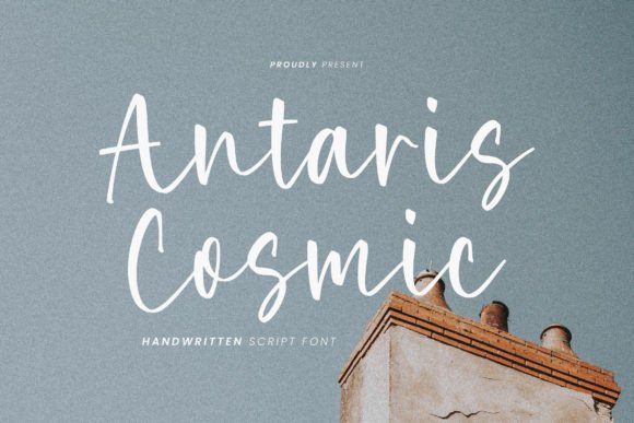 Antaris Cosmic: A Handcrafted Script Font for Digital Branding