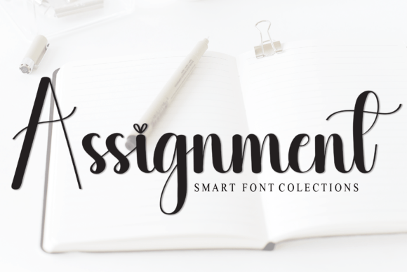 Assignment Font: A Sweet Handwritten Typeface for Small Business Branding
