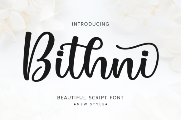 Bithni Font Brings Elegant Script Style to Handmade Products