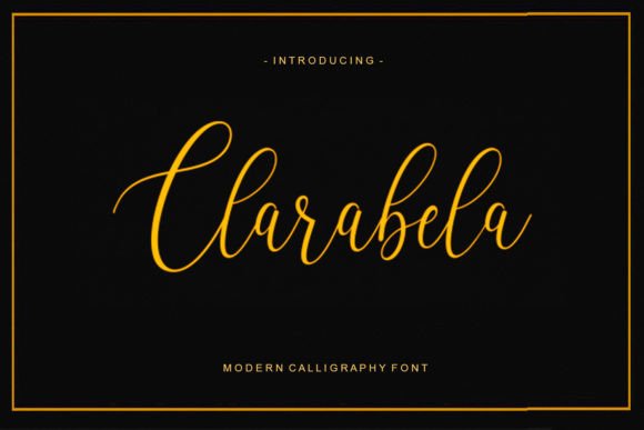 Clarabela Font: Handwritten Elegance for Campaign Design