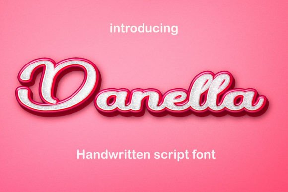 Danella: A Handwritten Script Font for Small Business Branding