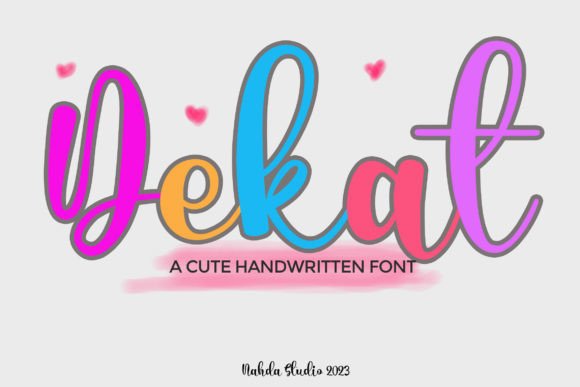 Dekat: A Delicate Script Font for Web Designers