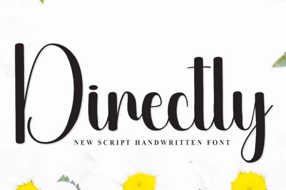 Directly: A Romantic Calligraphy Typeface That Dances Along the Baseline
