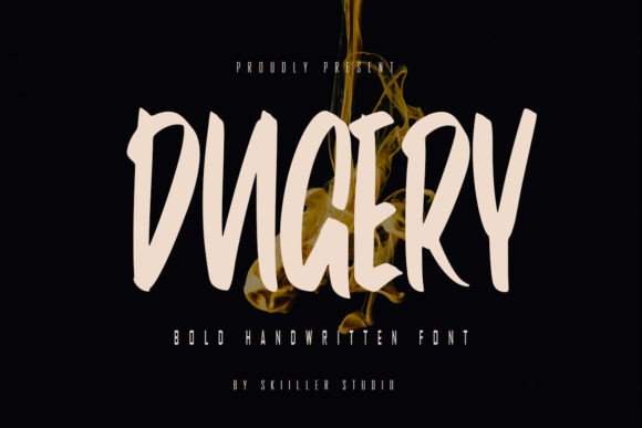Dugery: A Handwritten Font with Editorial Soul