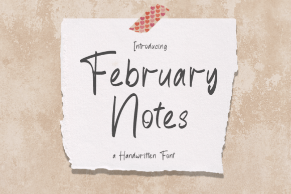 February Notes Font Review: A Handwritten Script for Branding
