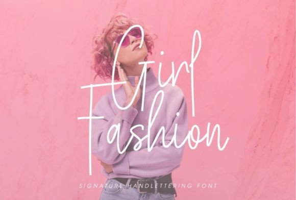 Girl Fashion Font: A Handwritten Typeface for Crafters and Product Makers