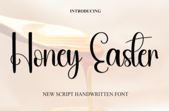 Honey Easter: A Handwritten Font That Brings Warmth to Your Craft Projects