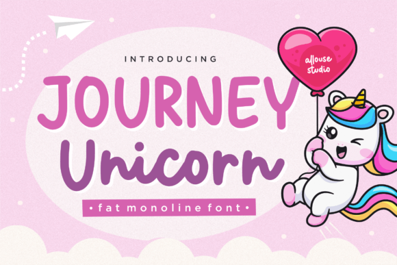 Journey Unicorn Monoline Script Font for Web Designers