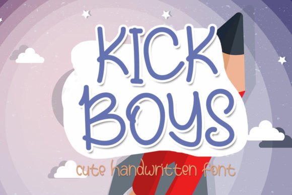 Kick Boys Font: A Handwritten Typeface for Creative Branding