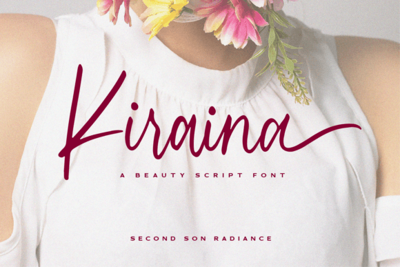 Kiraina Font: A Handwritten Typeface for Brand Identity Work