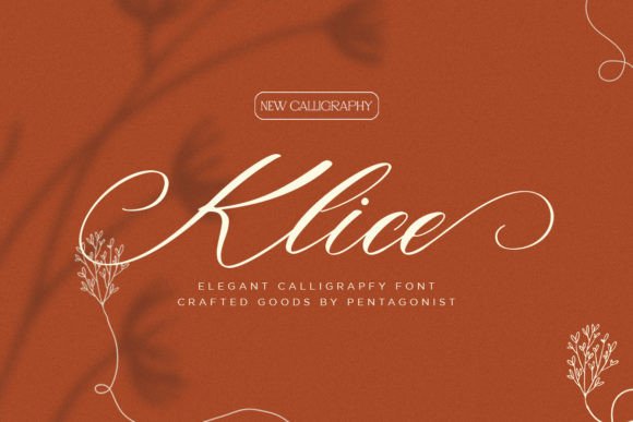 Klice: A Refined Script Font for Handmade Products