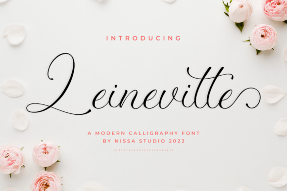 Leinevitte Script Font: A Beautiful Typeface for Handmade Products
