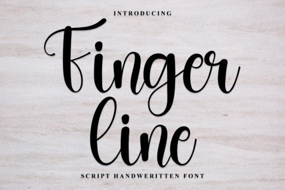 Make Your Brand Stand Out with the Finger Line Handwritten Font
