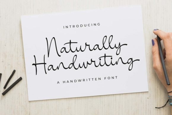 Naturally Handwriting: A Script Font for Marketers and Creators
