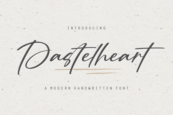 Pastelheart: A Handwritten Font for Crafters and Small Shops