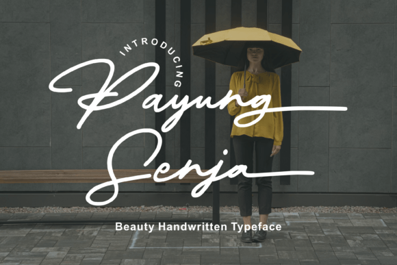 Payung Senja: A Script Font That Brings Elegance to Campaign Visuals