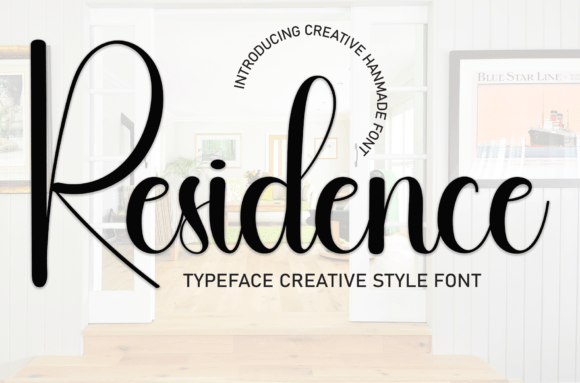 Residence: A Handwritten Font for Editorial Design