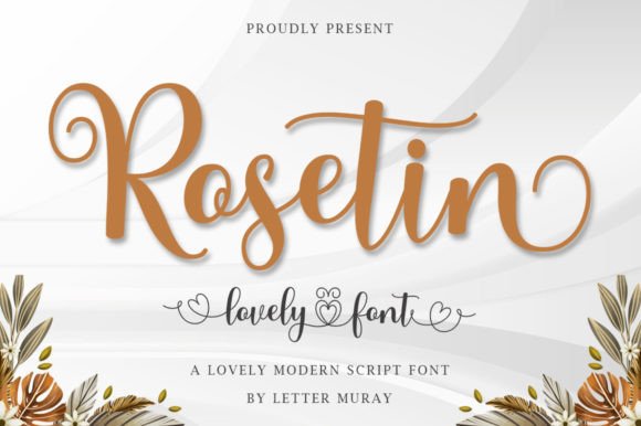Rosetin Font Brings Handwritten Charm to Campaign Visuals