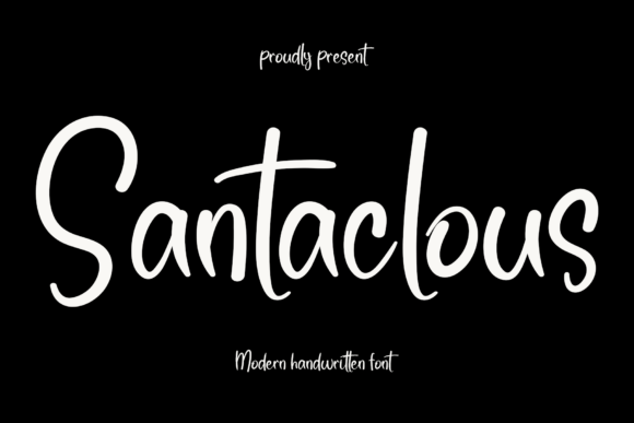 Santaclous: A Sweet Handwritten Font for Real Branding Work