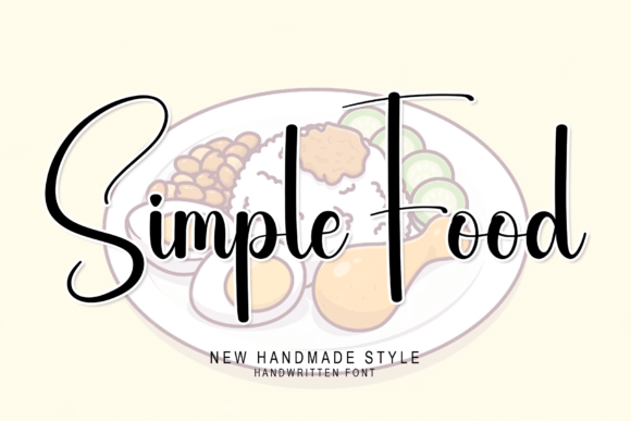 Simple Food Font: A Handwritten Script for Modern Brand Campaigns