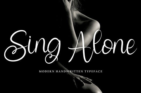 Sing Alone Font Review: A Handwritten Typeface for Warm Branding