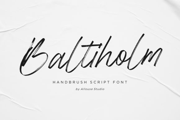 Why Baltiholm Is the Handwritten Font Your Small Business Branding Needs